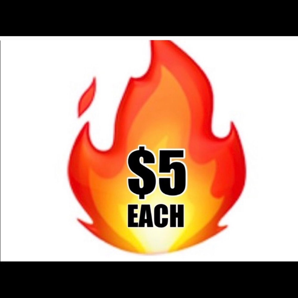 $5 items are 3/$12. WooHoo